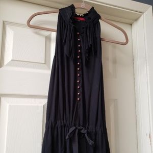 Black sleeveless Theory top